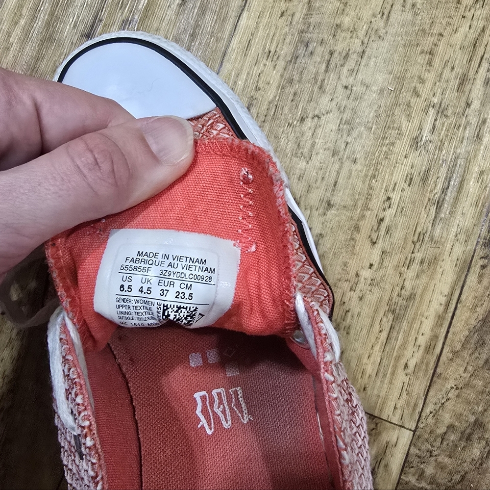 Converse All Star Chuck Taylor Women’s Pink Casual Sneakers - Picture 7 of 9